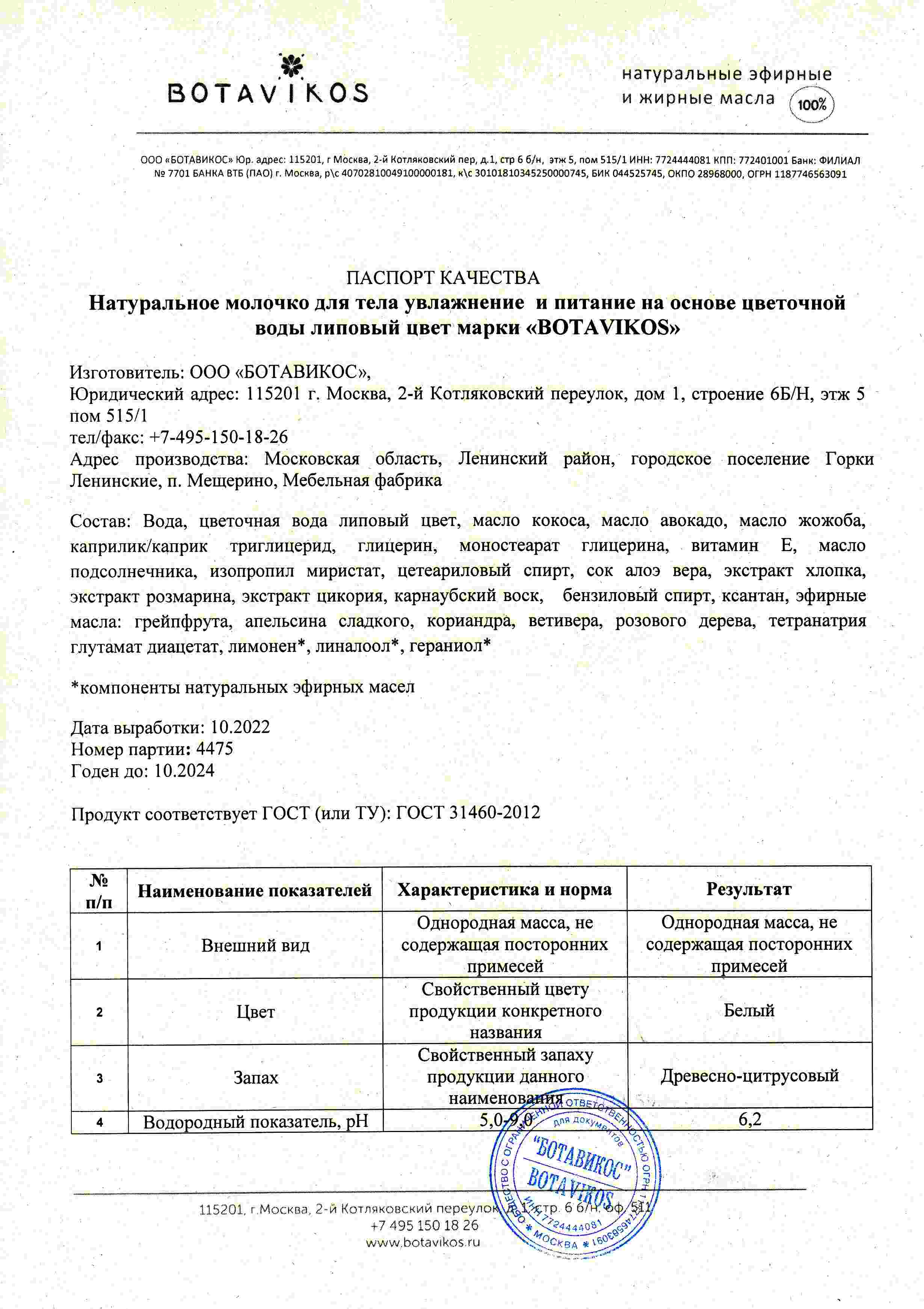 Паспорт №102022